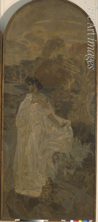 Vrubel Mikhail Alexandrovich - Minerva (Triptych 