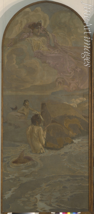 Vrubel Mikhail Alexandrovich - Juno (Triptych 