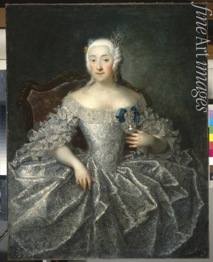 Grooth Georg-Christoph - Portrait of Countess Varvara Alexeyevna Sheremetyeva (1711-1767)