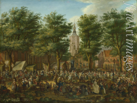 La Fargue Paulus Constantijn - The Grote Markt at The Hague