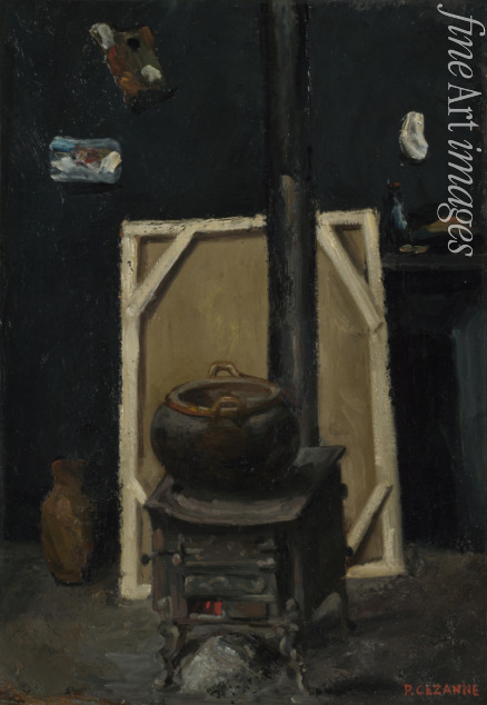 Cézanne Paul - The Stove in the Studio