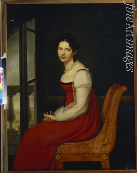 Riesener Henri-Françoiss - Portrait of Princess Varvara Sergeyevna Dolgorukova (1793-1833), née Gagarina