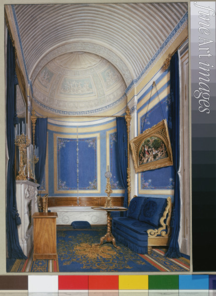Hau Eduard - Die Interieurs des Winterpalastes. Das Badezimmer der Zarin Maria Alexandrowna