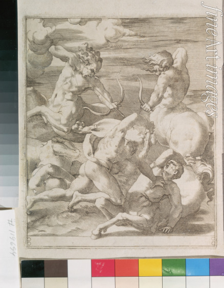Caraglio Gian Jacopo - Kampf des Herkules mit Zentauren