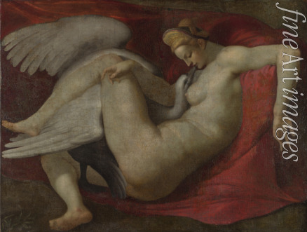 Buonarroti Michelangelo (Kopie) - Leda und der Schwan