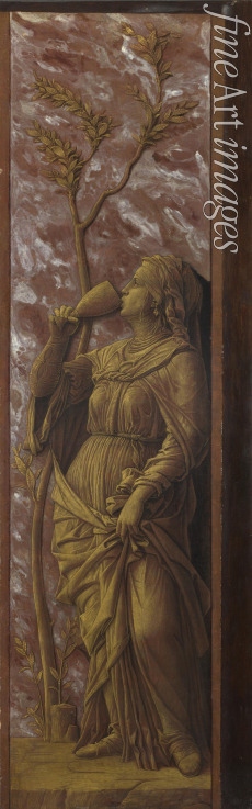 Mantegna Andrea - Eine trinkende Frau