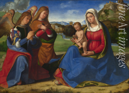 Previtali Andrea - The Virgin and Child adored by Two Angels
