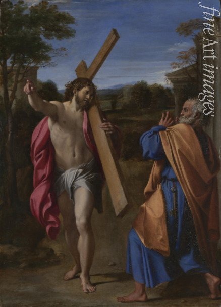 Carracci Annibale - Christus erscheint dem Heiligen Petrus (Domine, Quo Vadis?)