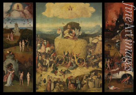 Bosch Hieronymus - Der Heuwagen (Triptychon)