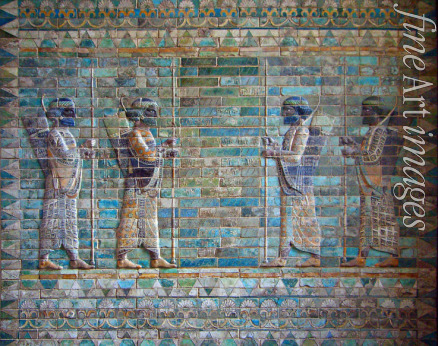 Assyrian Art - The Archers frieze from Darius I palace at Susa