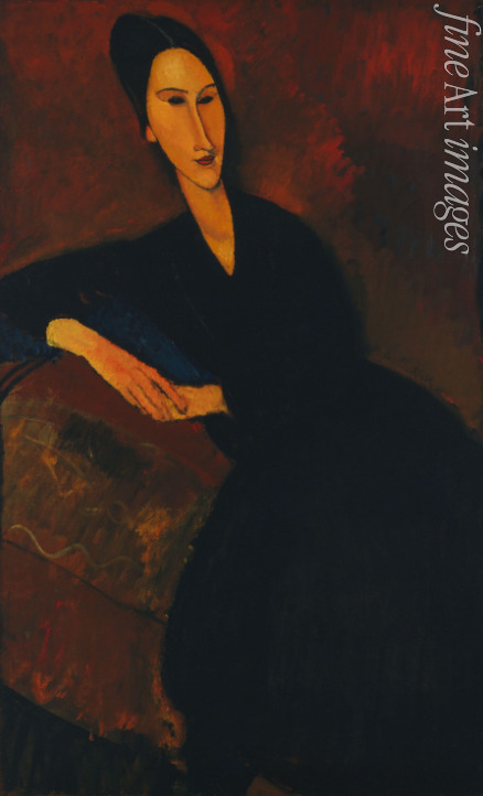 Modigliani Amedeo - Porträt von Anna Zborowska