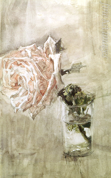 Vrubel Mikhail Alexandrovich - A Rose