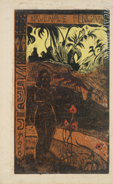 Gauguin Paul Eugéne Henri - Nave Nave Fenua (Die duftende Insel) Aus der Folge 