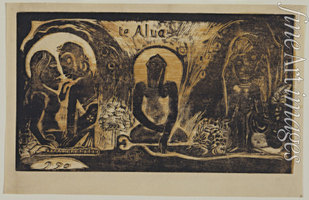Gauguin Paul Eugéne Henri - Te Atua (Die Götter) Aus der Folge 