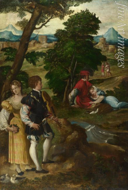 Bernardino da Asola - The Garden of Love
