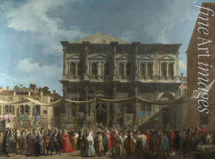 Canaletto - The Feast Day of Saint Roch in Venice