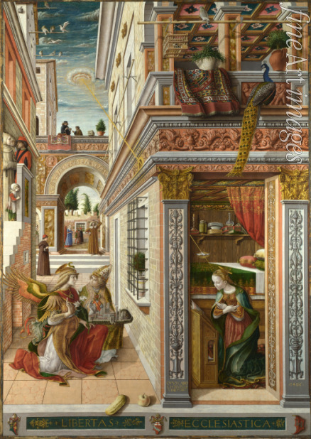 Crivelli Carlo - The Annunciation, with Saint Emidius