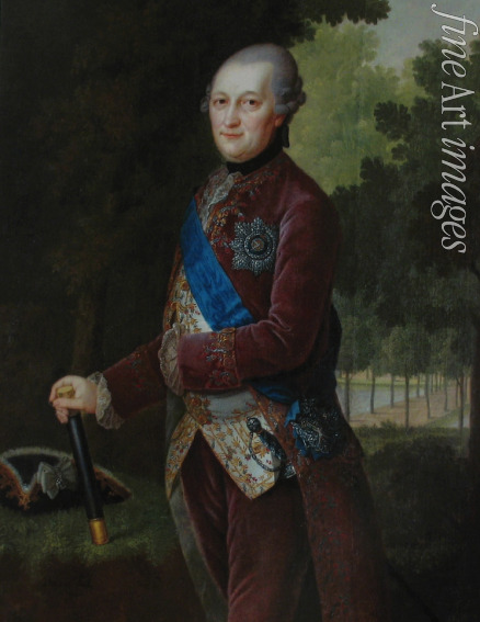 Barisien Friedrich Hartmann - Portrait of Peter von Biron (1724-1800), Duke of Courland and Semigallia