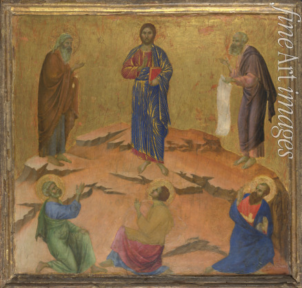 Duccio di Buoninsegna - Die Verklärung Christi
