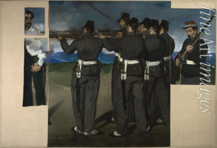 Manet Édouard - The Execution of Maximilian of Mexico