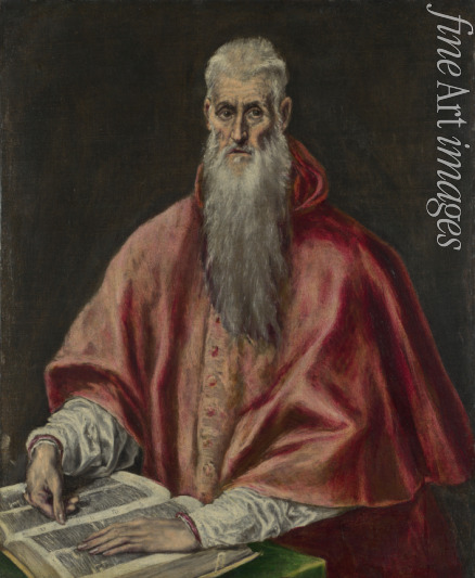 El Greco Dominico - Der heilige Hieronymus als Kardinal