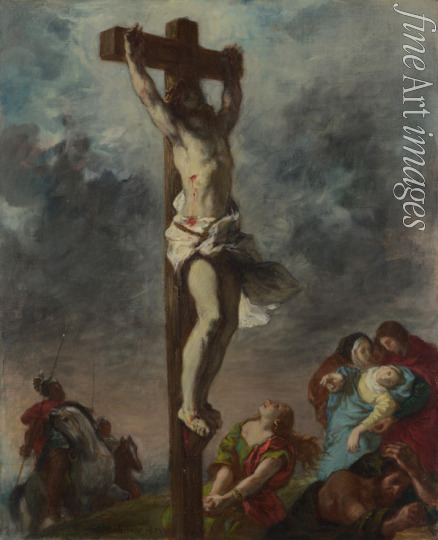 Delacroix Eugène - Die Kreuzigung