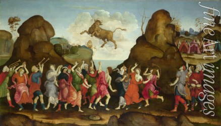 Lippi Filippino (Schule) - Die Anbetung des Stieres, Apis