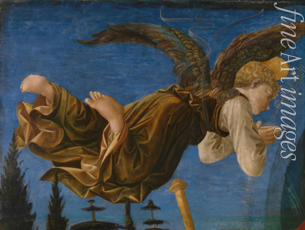 Lippi Fra Filippo - Angel (Panel of the Pistoia Santa Trinità Altarpiece)