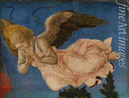 Lippi Fra Filippo - Engel (Altarbild der Santa Trinità von Pistoia)
