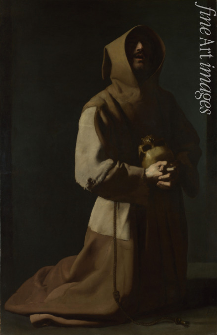 Zurbarán Francisco de - Meditation des heiligen Franziskus von Assisi