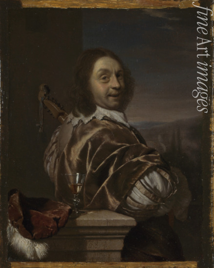 Mieris Frans van the Elder - Self Portrait with a Cittern