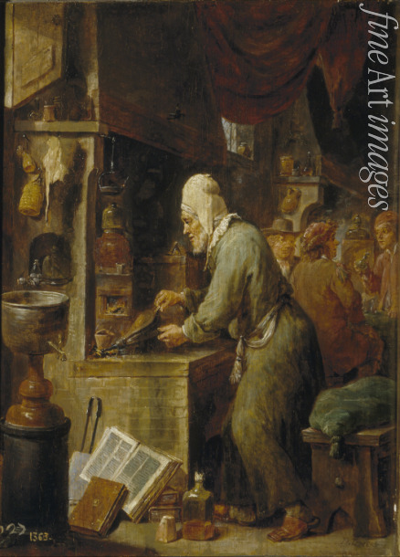 Teniers David the Younger - An Alchemist