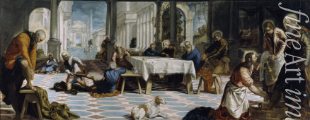 Tintoretto Jacopo - Christ washing the Feet of the Disciples