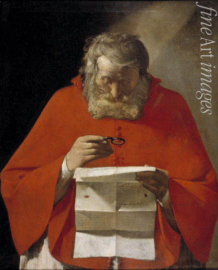 La Tour Georges de - Saint Jerome reading a letter