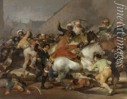 Goya Francisco de - Der 2. Mai 1808 in Madrid (Der Kampf mit den Mamluken)