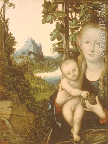 Cranach Lucas der Ältere - Madonna mit dem Kinde