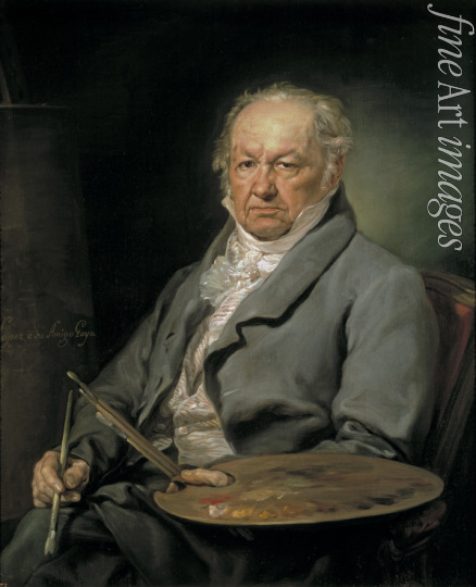 López Portaña Vicente - Portrait of the painter Francisco de Goya (1746-1828)