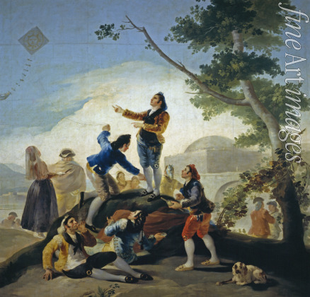 Goya Francisco de - Ein Drachen (La cometa)