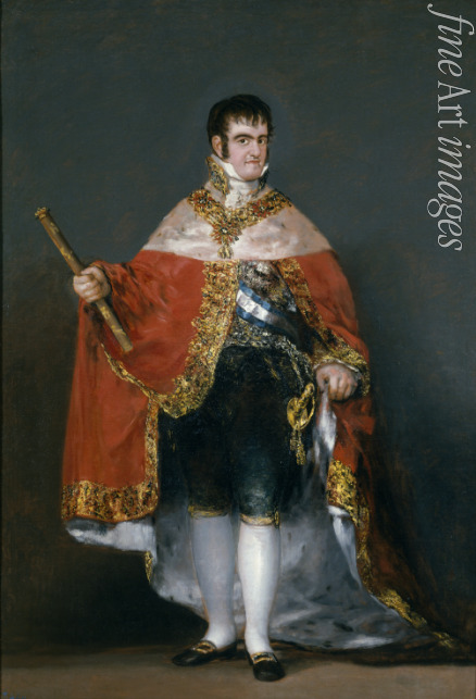 Goya Francisco de - Porträt von König Ferdinand VII. von Spanien