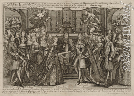 Anonymous - Marriage of Louis, Dauphin of France to Marie Thérèse Raphaëlle, Infanta of Spain in 1745 at Versailles