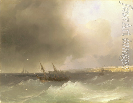 Aivazovsky Ivan Konstantinovich - View of Odessa from the sea