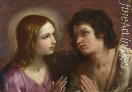 Reni Guido - Christ embracing Saint John the Baptist