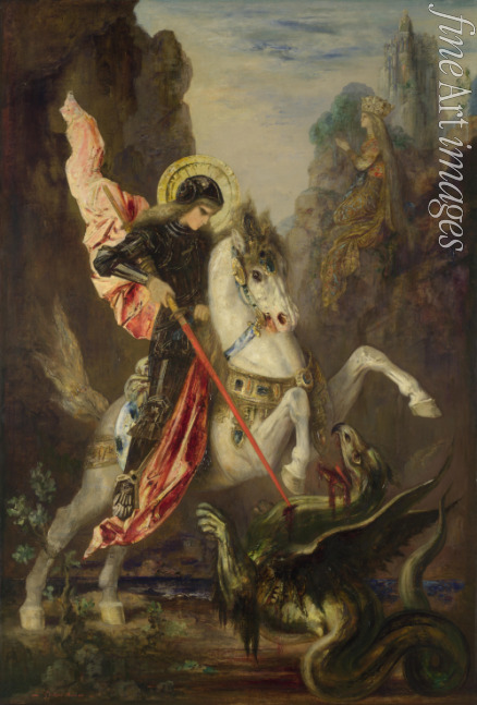 Moreau Gustave - Saint George and the Dragon