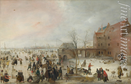 Avercamp Hendrick - A Scene on the Ice near a Town