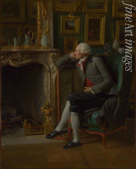 Danloux Henri-Pierre - The Baron de Besenval in his Salon de Compagnie