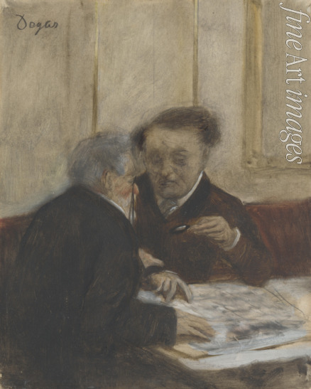 Degas Edgar - At the Café Châteaudun