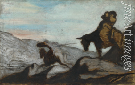 Daumier Honoré - Don Quixote and Sancho Panza