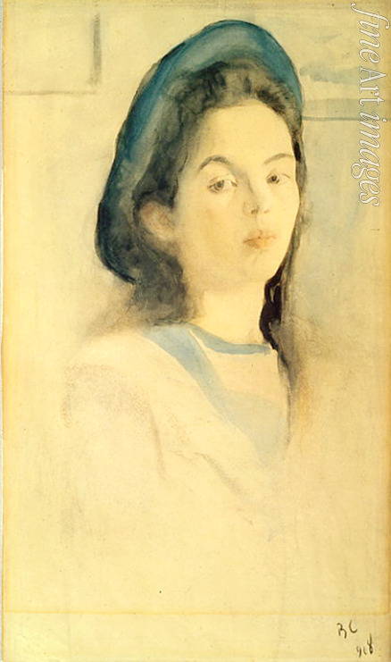 Serov Valentin Alexandrovich - Female portrait