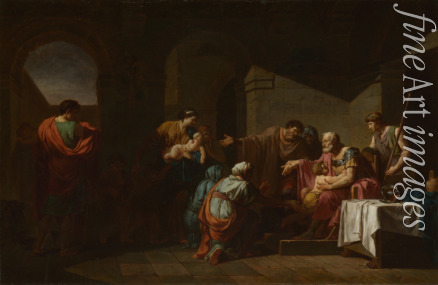 Peyron Jean-François-Pierre - Belisarius receiving Hospitality from a Peasant
