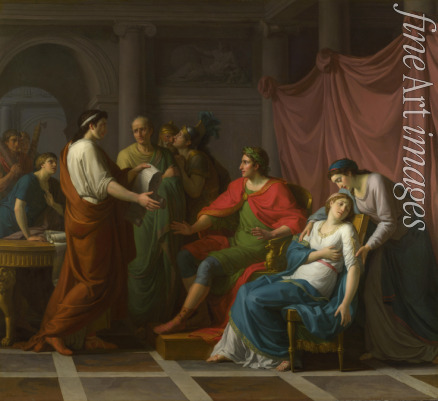 Taillasson Jean-Joseph - Vergil liest Octavia und Augustus aus der Äneis vor